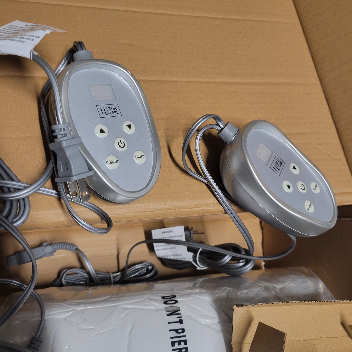 Hyde Lane Protector calefactado California King con doble control...