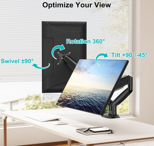 MOUNT PRO Soporte de escritorio para monitor doble para pantalla de co...
