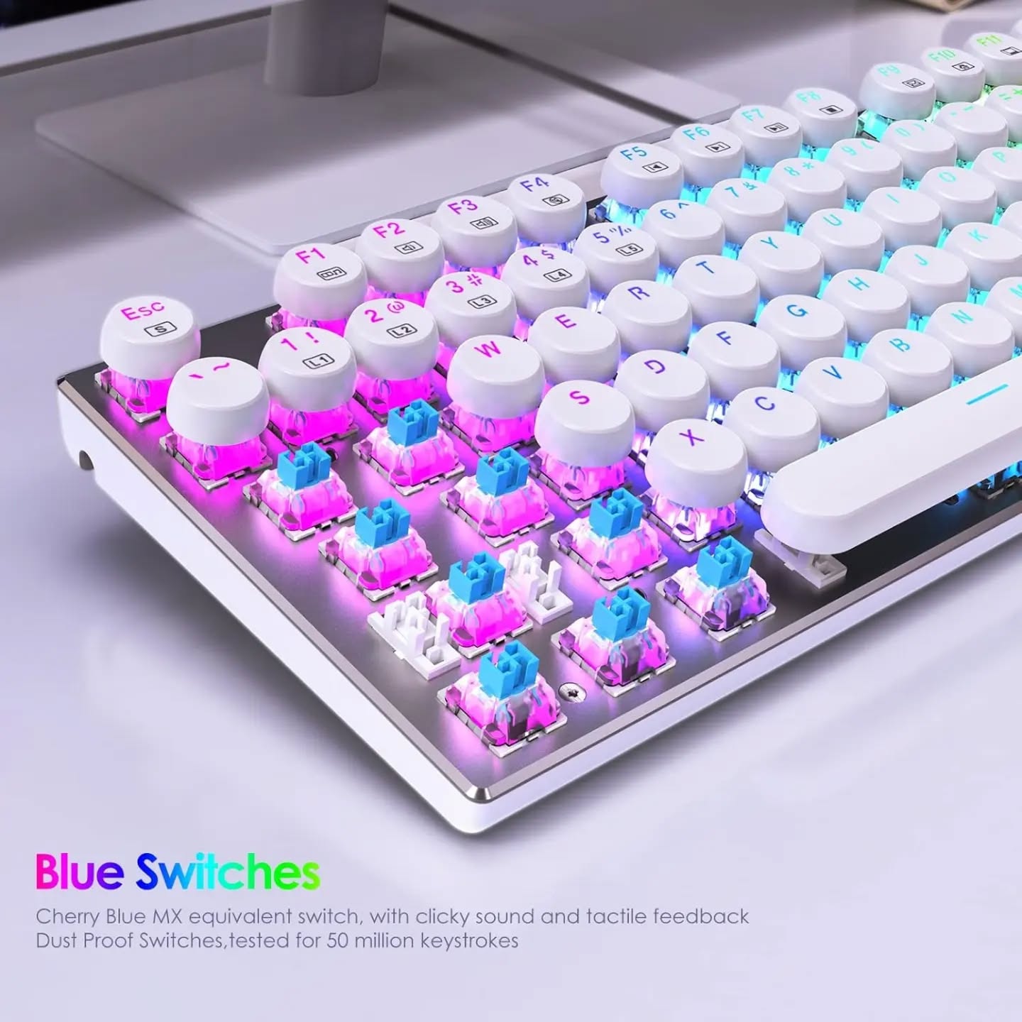 Teclado HUO JI z88 e-Element - Teclado mecánico RGB