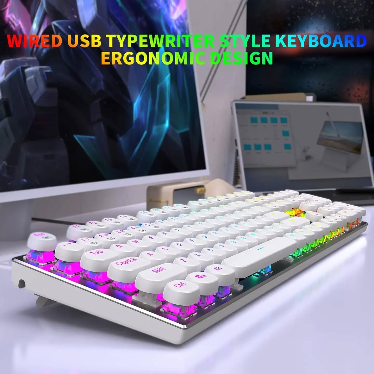 Teclado HUO JI z88 e-Element - Teclado mecánico RGB