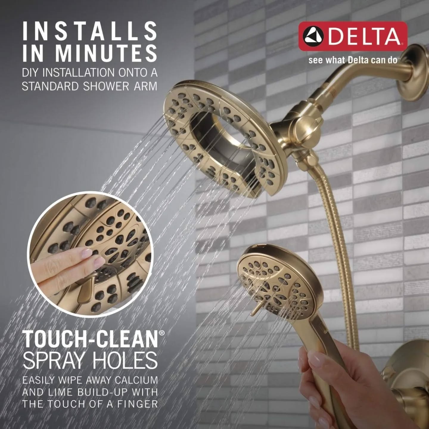 Delta Faucet Arvo Serie 14 - Kit de molduras para bañera y ducha de un...
