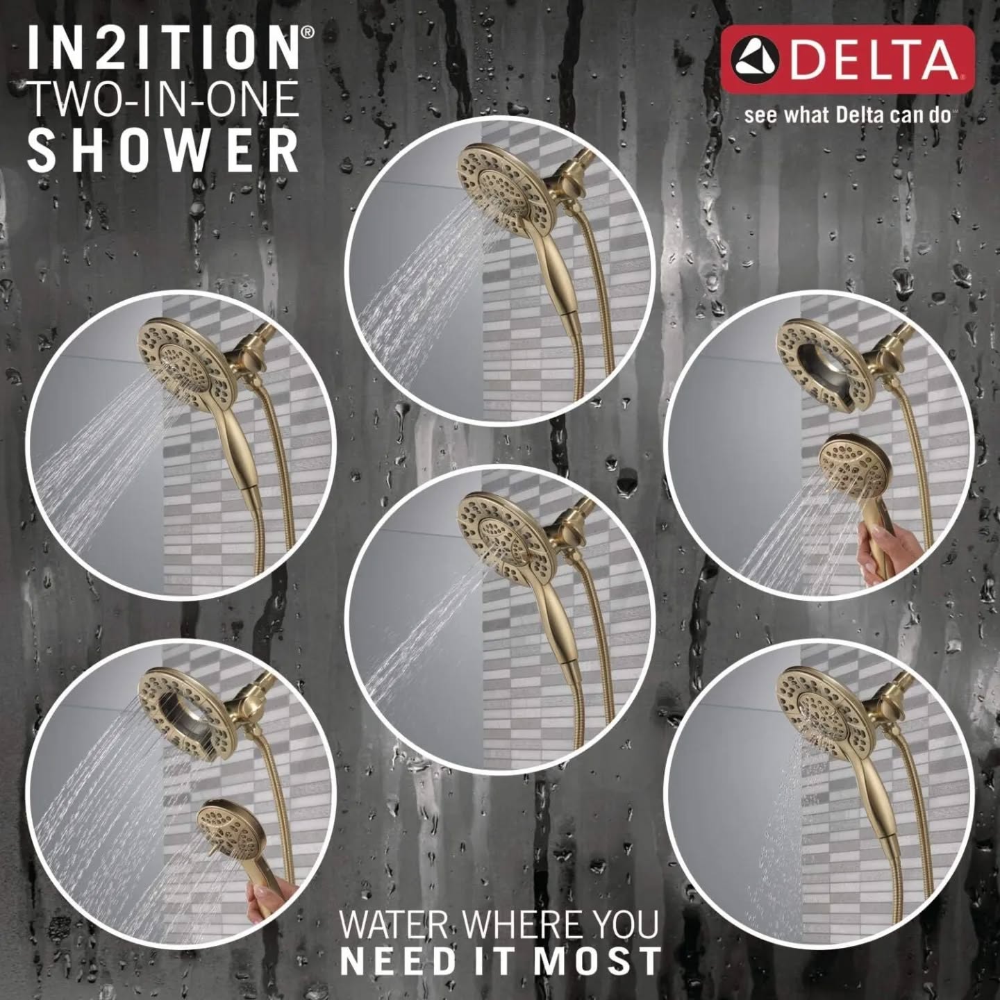 Delta Faucet Arvo Serie 14 - Kit de molduras para bañera y ducha de un...