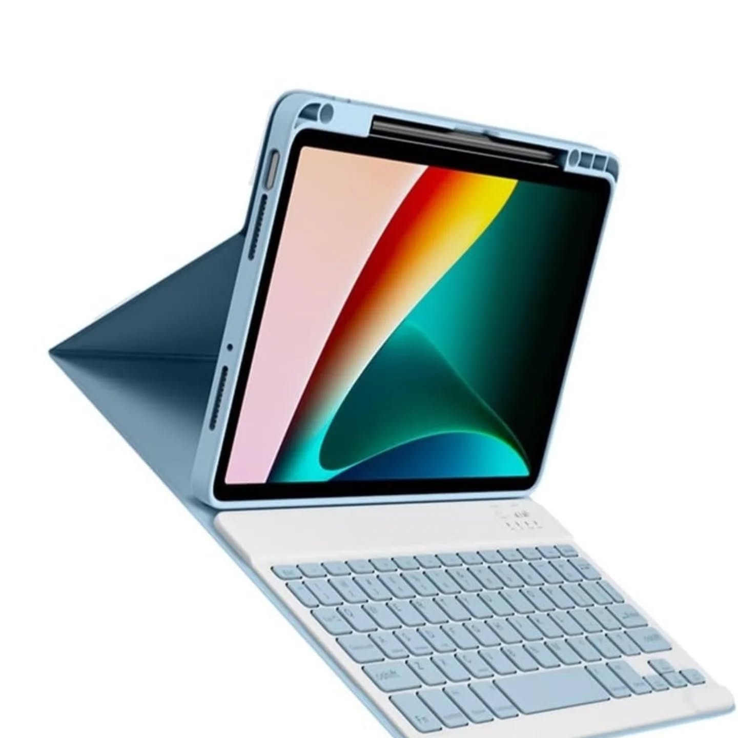 Cover / Funda con teclado para iPad de 10,2" (novena generación, 2021), 8" (oc...