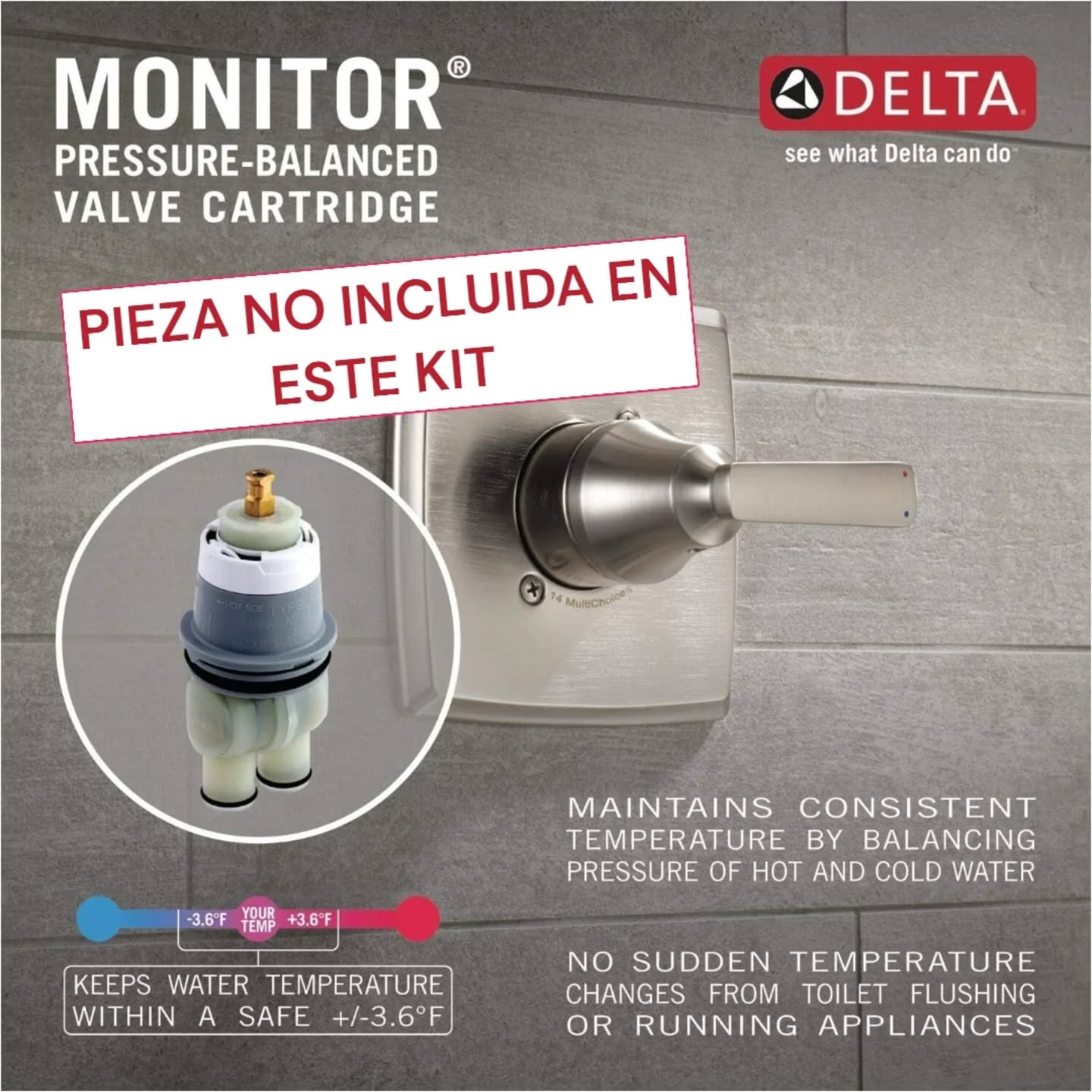 Delta Faucet BT14496-OB - Kit de ducha sin válvula