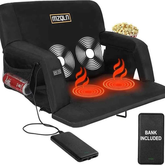 mzqln Asiento de estadio de masaje con calefacción, 1 unidad, silla pl...