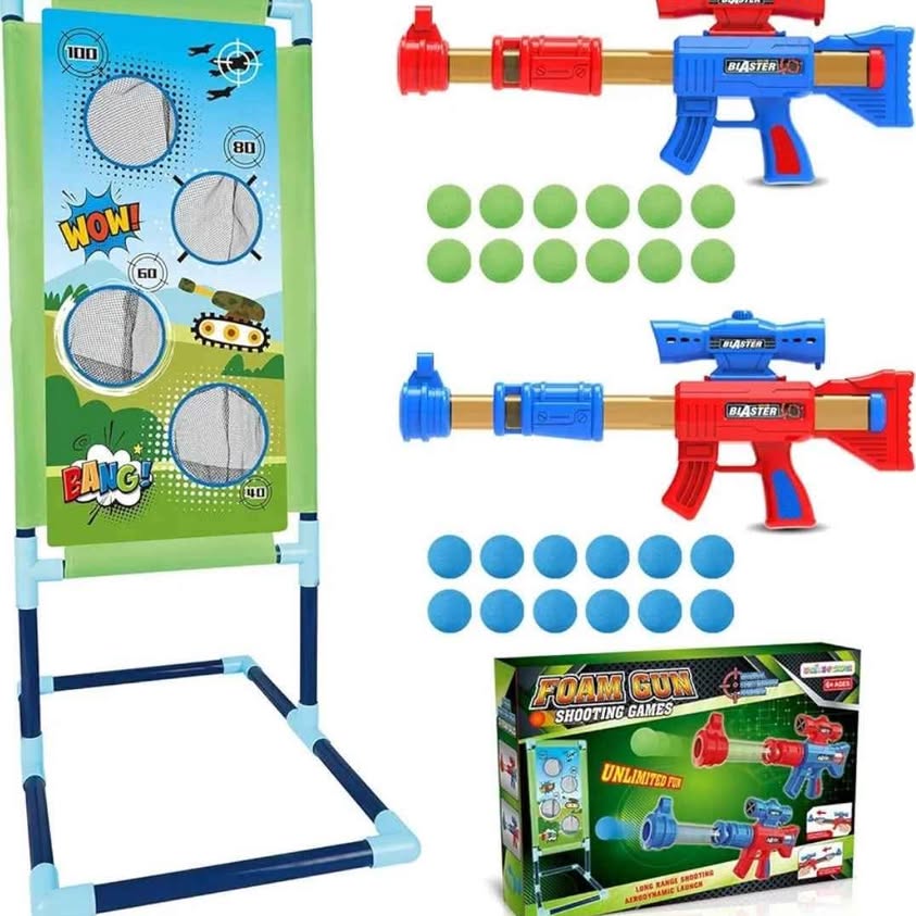 SpringFlower Juguete de disparo para niños de 5, 6, 7, 8, 9, 10 años e...