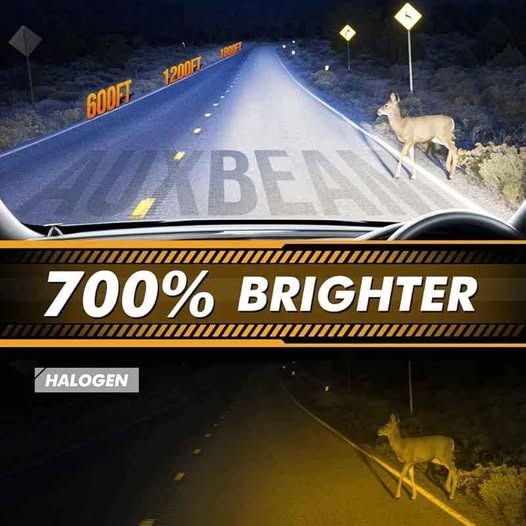 Auxbeam 9006 HB4 Bombillas LED, foco LED de la serie Q30 2024, foco LE...