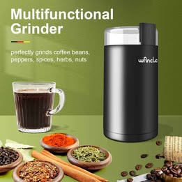 Molinillo Wancle pequeño de café eléctrico, molinillo de especias si...