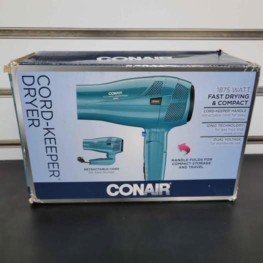 Secadora plegable Conair 1 de 875 vatios con sistema de sujeción del c...
