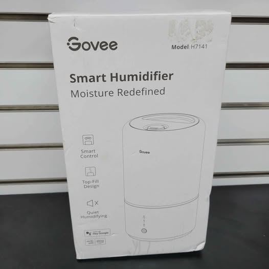Govee Smart Humidifiers for Bedroom, 120ml Ultrasonic Humidifier with 100ml Capacity, 100ml Capacity, 12 ...