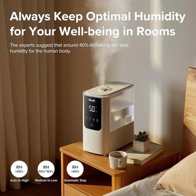 LEVOIT Humidificadores para dormitorio y hogar, humidificador de aire ...