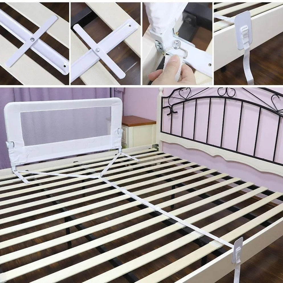Riel de cama para niños pequeños, protectores de barandilla de cama al...
