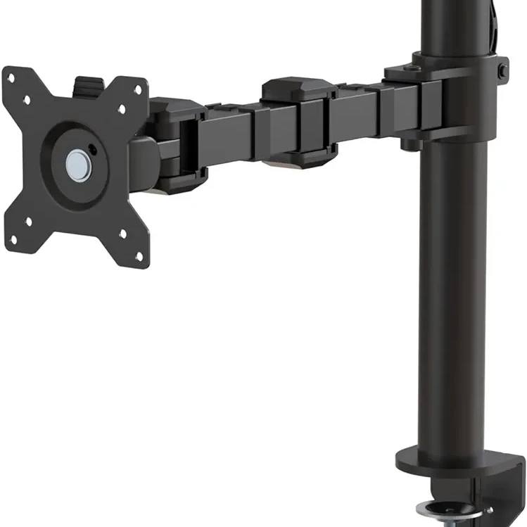 -Amazon Basics Soporte para monitor de computadora individual, altura a...