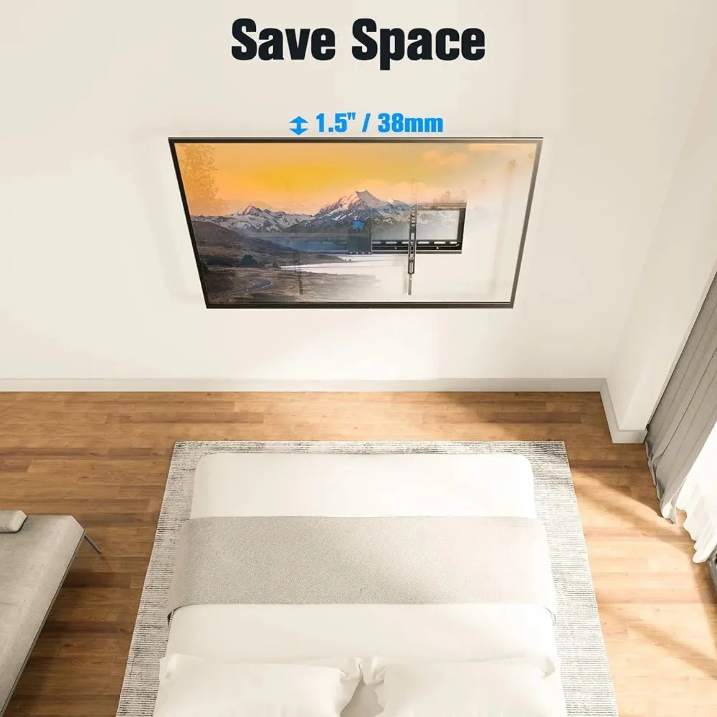 Soporte de TV Mounting Dream UL Listed para la mayoría de TV de 37 a 7...