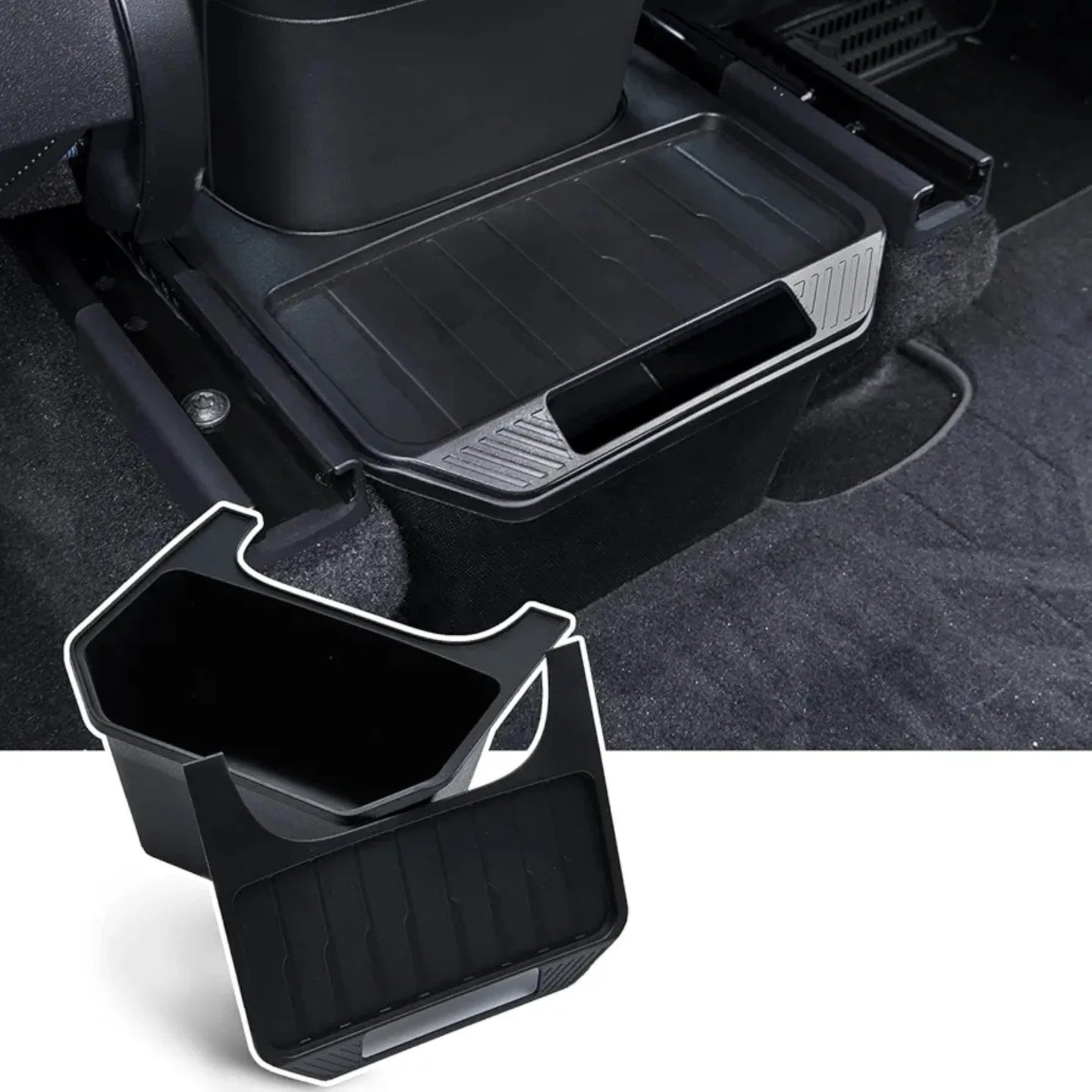 Bote de basura para Tesla Model Y 2024 2023 2022 2021, organizador de ...