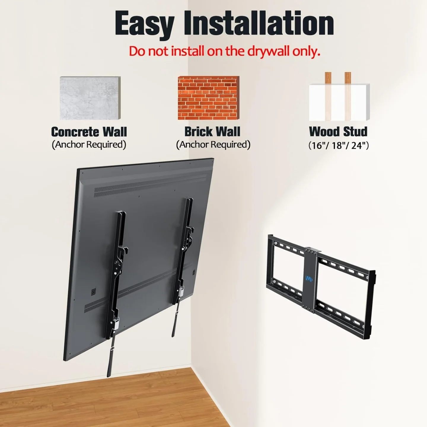 Soporte de TV Mounting Dream UL Listed para la mayoría de TV de 37 a 7...