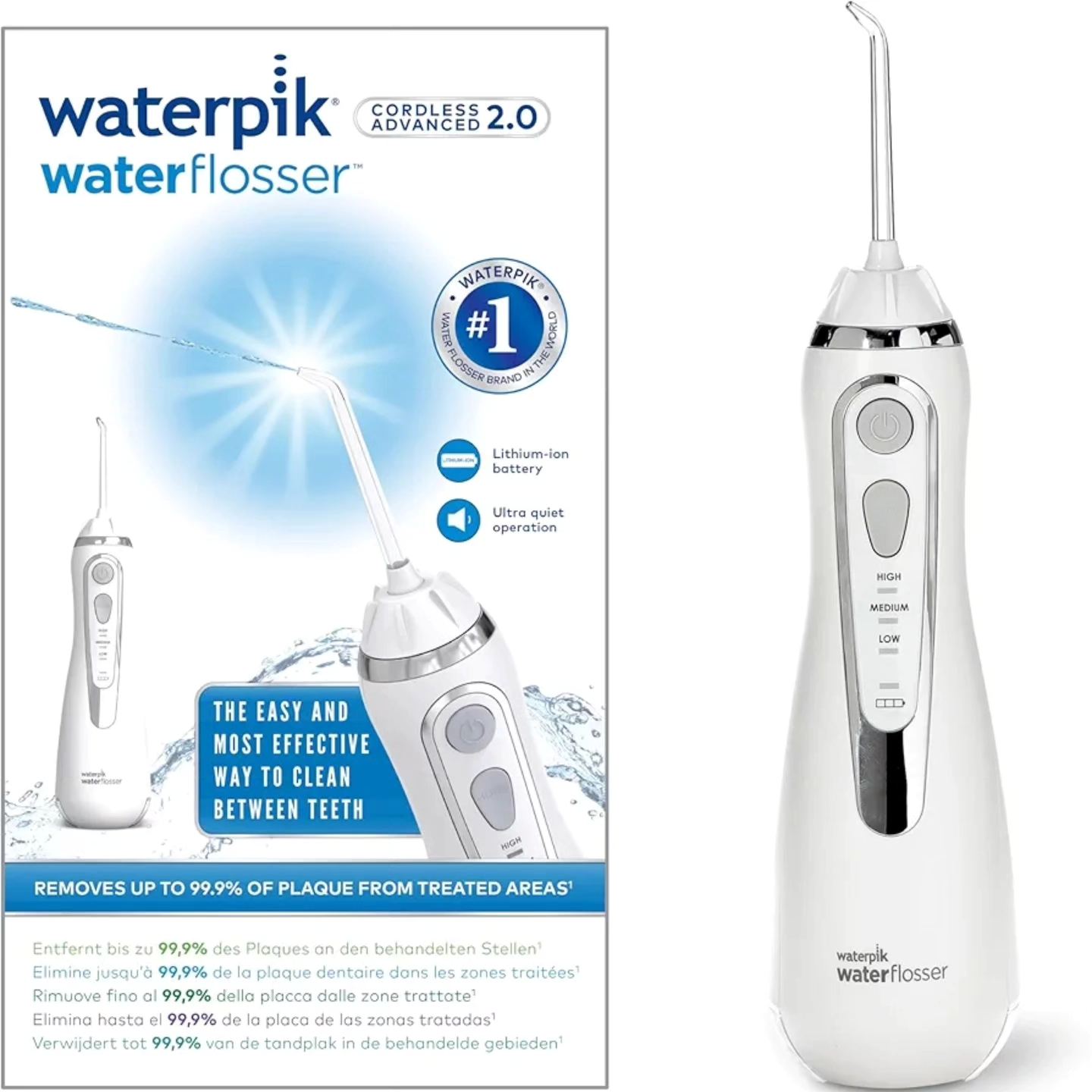 Waterpik Advanced - Irrigador Dental Inalámbrico, Jet Dental Portátil ...