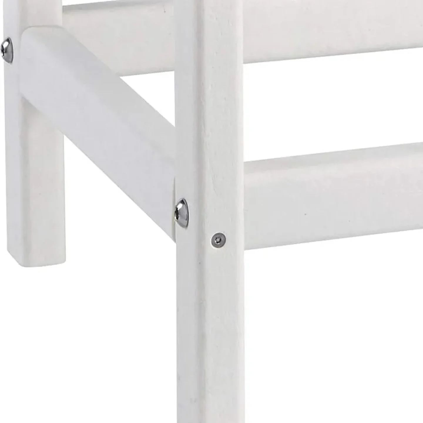 Benjara - Mesa auxiliar rectangular de plástico duro con patas rectas,...