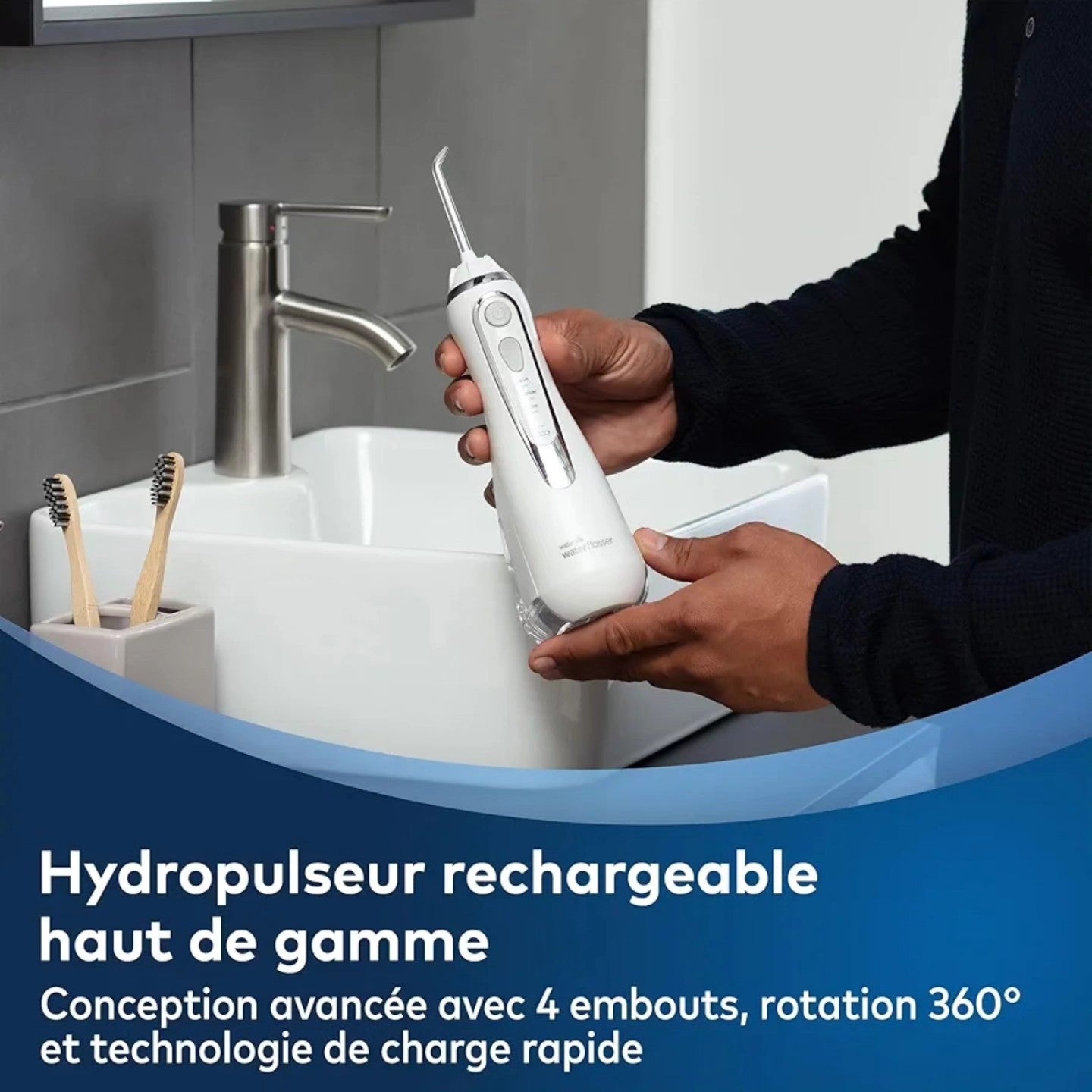 Waterpik Advanced - Irrigador Dental Inalámbrico, Jet Dental Portátil ...