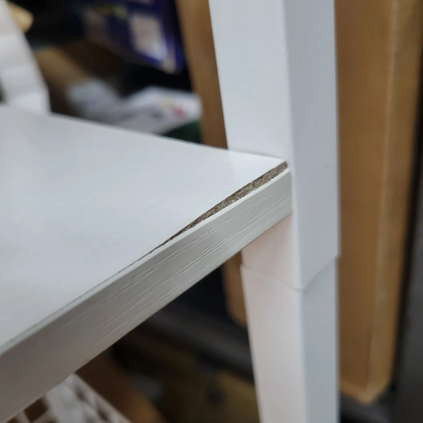 Soporte grande para tocadiscos blanco, mesa auxiliar grande de 3 nivel...