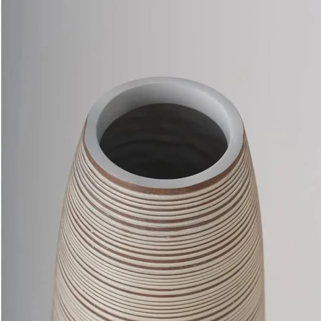Leewadee Jarrón decorativo alto para decoración de sala de estar, 33 p...