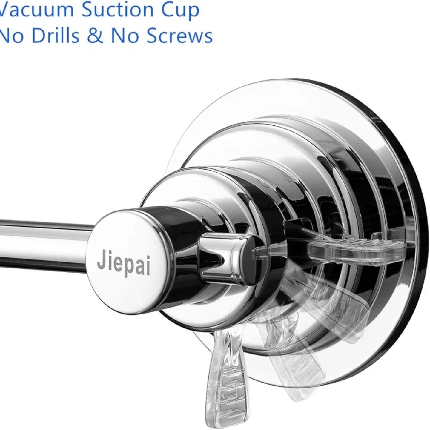 JiePai Toallero con ventosa de 16 pulgadas, soporte de toalla de succi...