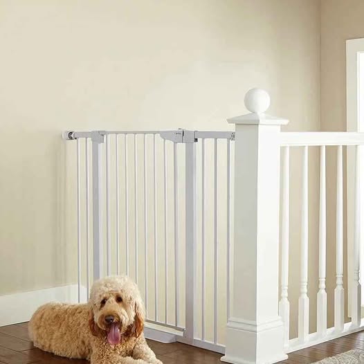 Cumbor Puerta de bebé extra alta de 36 pulgadas para perros y niños co...