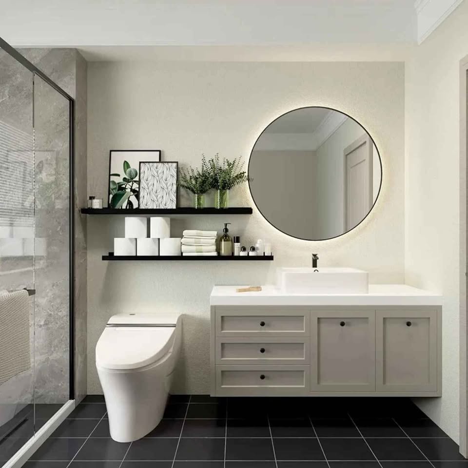 35.4"L x 5.1"H Floating Shelves Mounted on...
