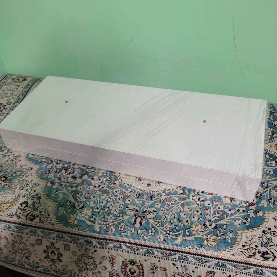 Estantes flotantes blancos de 23.6 pulgadas para pared, estantes flota...
