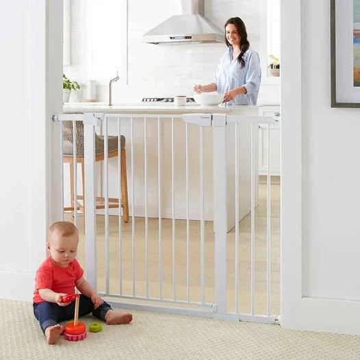 Cumbor Puerta de bebé extra alta de 36 pulgadas para perros y niños co...