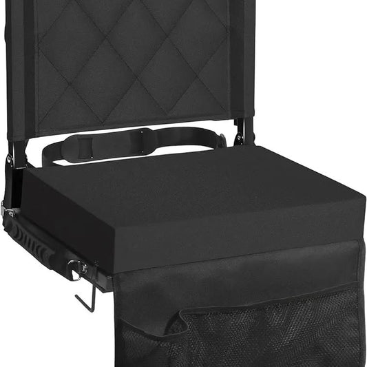 sheenive Asientos de estadio para gradas con soporte de espalda, asien...