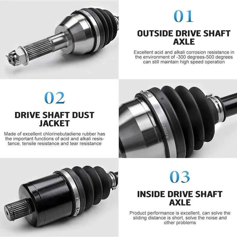 Rear Left Right CV Axle Shaft Compatible with Polaris...
