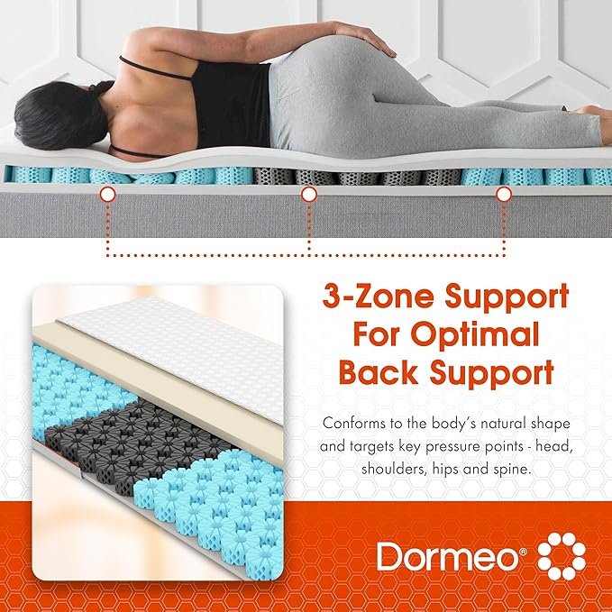 Dormeo - Double Mattress Topper, Octaspring Technology, Cooling...