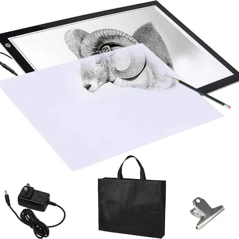 Voilamart Caja de luz LED A2, panel de luz de iluminación, brillo regu...