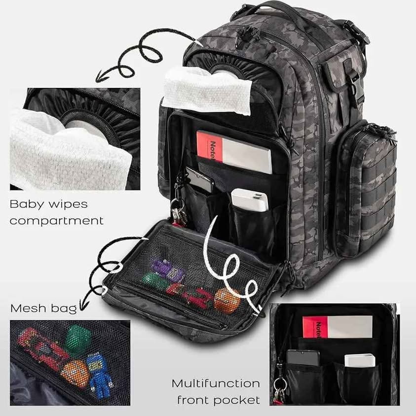 Dinictis Diaper Bag for Dad, Diaper Backpack for Men...