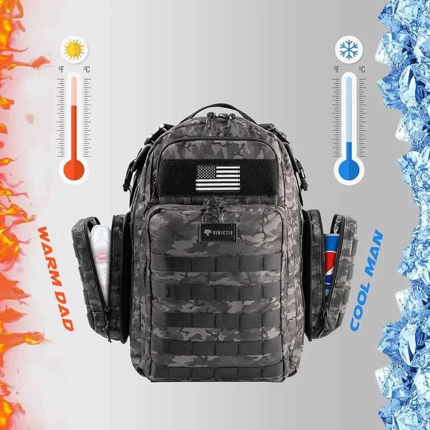 Dinictis Diaper Bag for Dad, Diaper Backpack for Men...