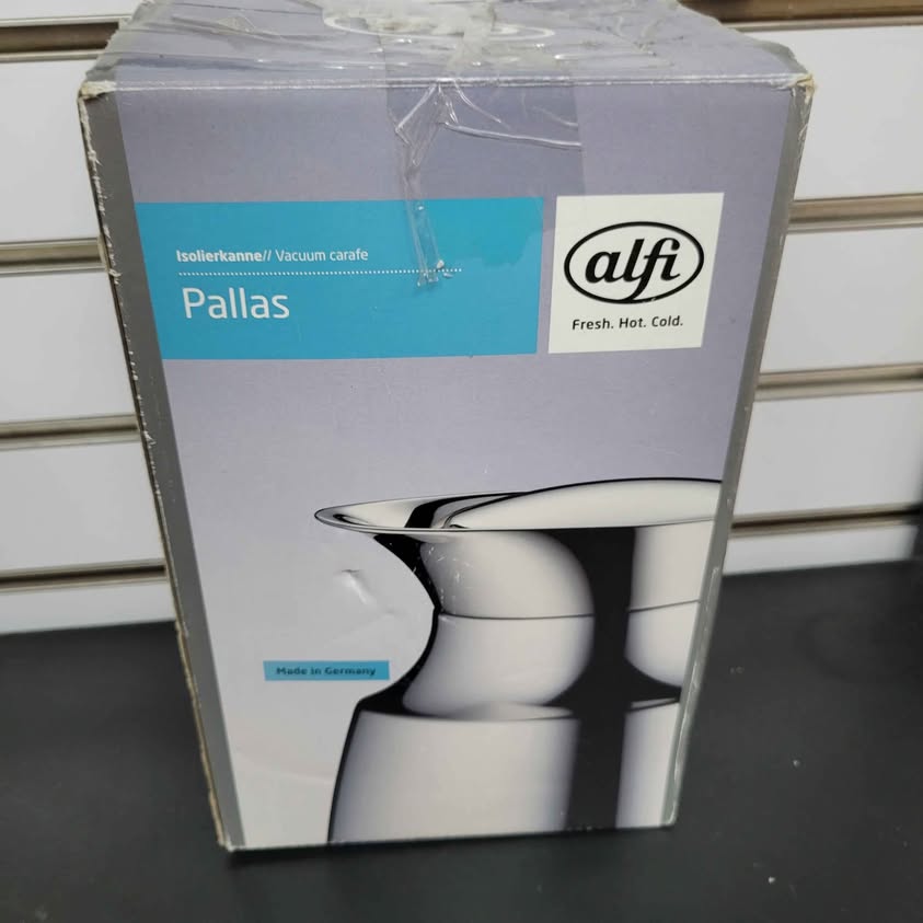 Alfi Pallas - Jarra dispensadora térmica de latón cromado al vacío (1,...
