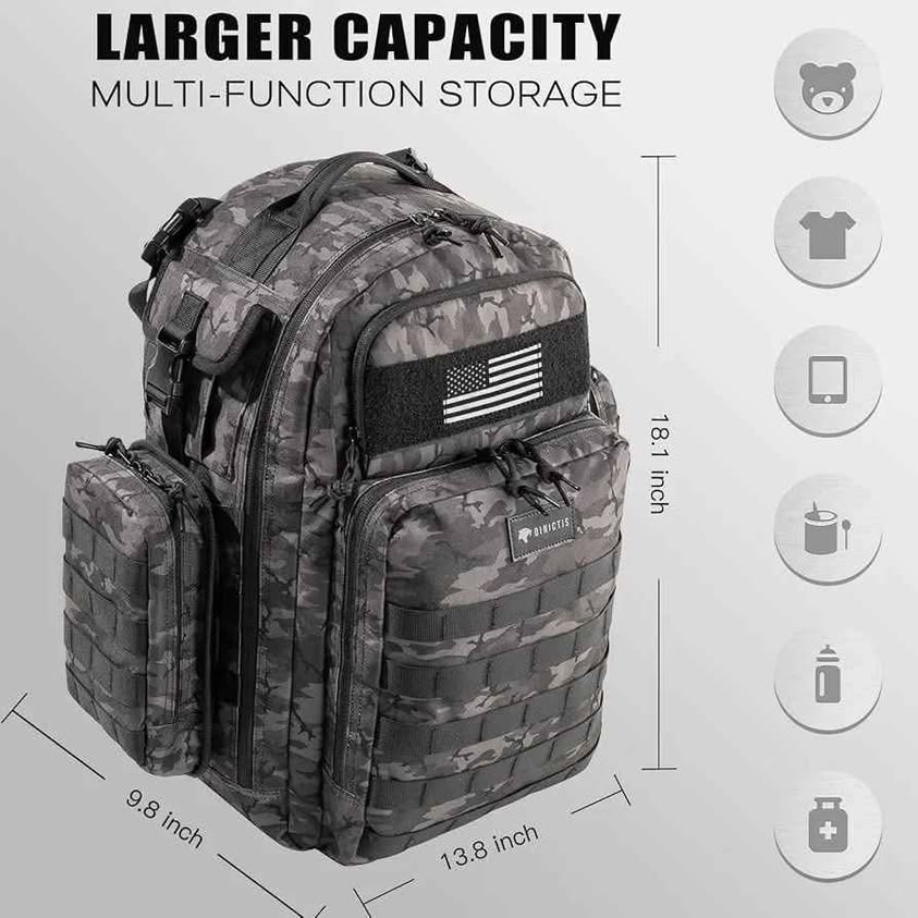 Dinictis Diaper Bag for Dad, Diaper Backpack for Men...