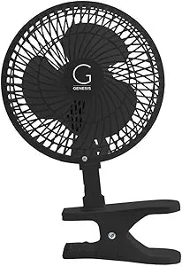 Genesis A1CLIPFANBLUE - Ventilador de clip de 6 pulgadas