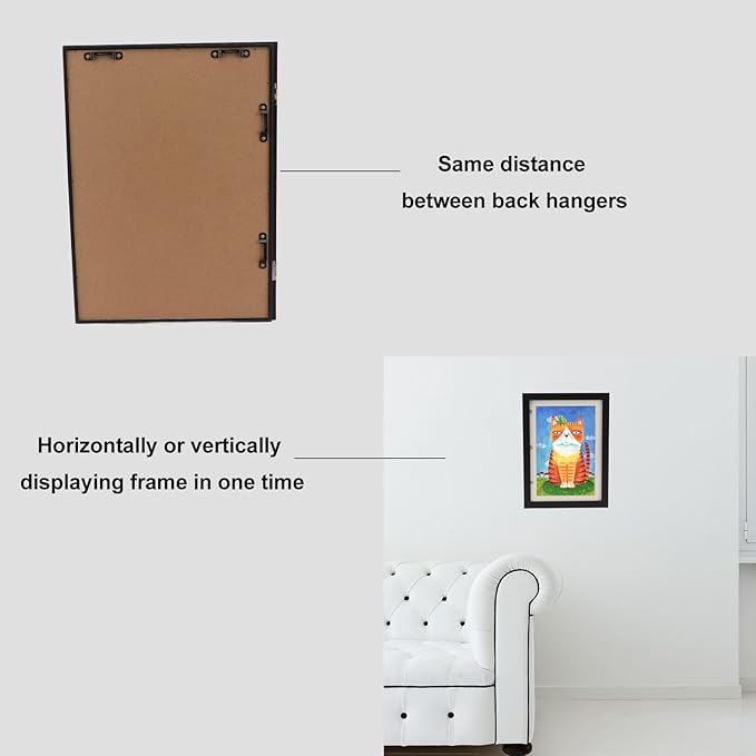 Tablero de densidad PS con marco de arte para niños: apertura fronta 3pcs...