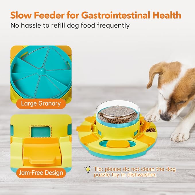 KADTC Rompecabezas para perros pequeños, medianos y grandes, alimentad...