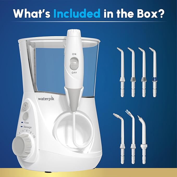 Waterpik Acuario irrigador dental profesional para dientes, encías, ap...