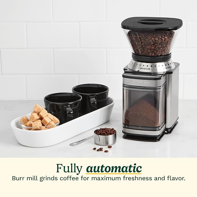 Cuisinart Molinillo de café eléctrico de un solo toque con selector de...