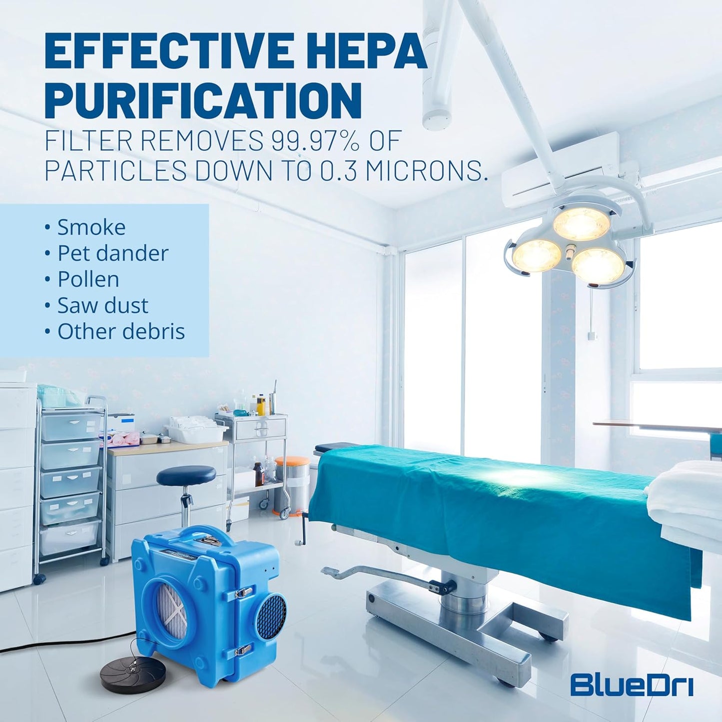 BlueDri AS-550 purificador de aire. El BlueDri Air Shield 550 (AS-550)...