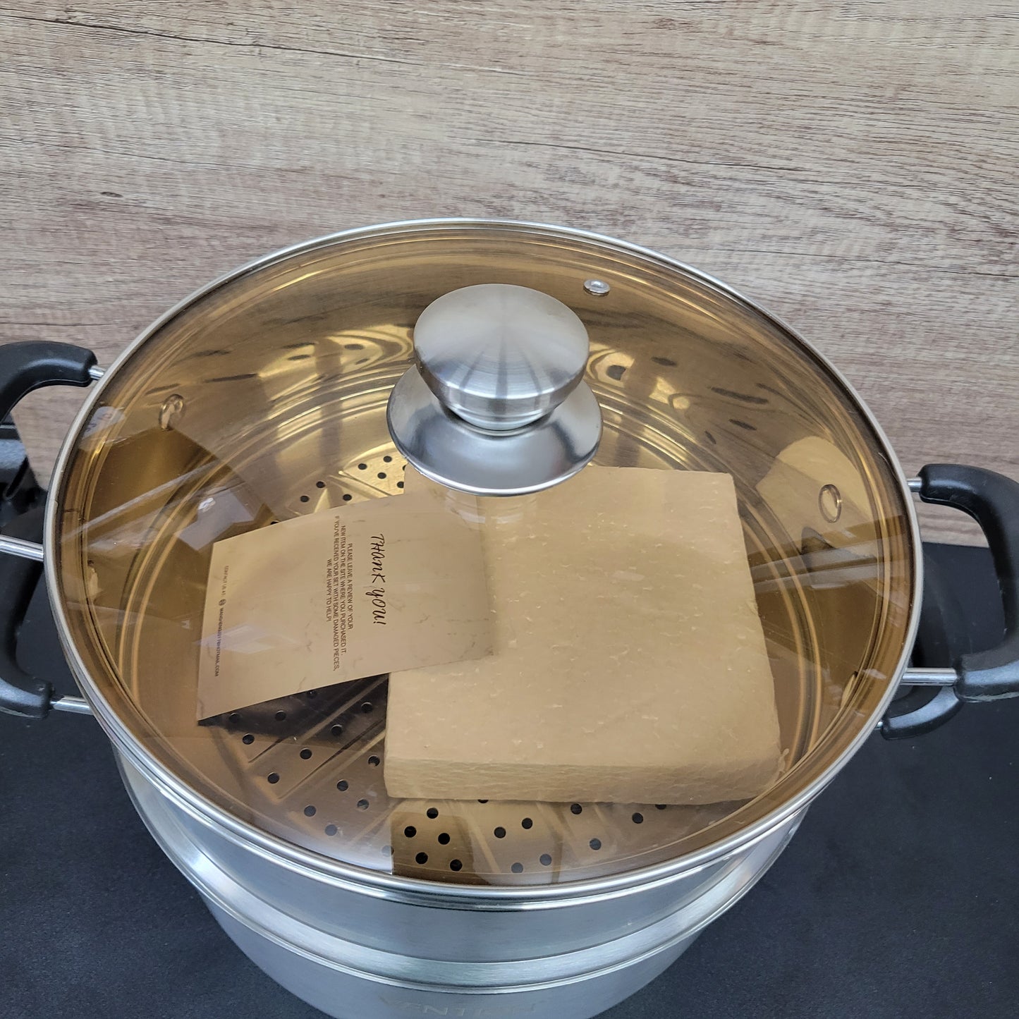 VENTION - Vaporera de 2 niveles para cocinar, vaporera de verduras de ...
