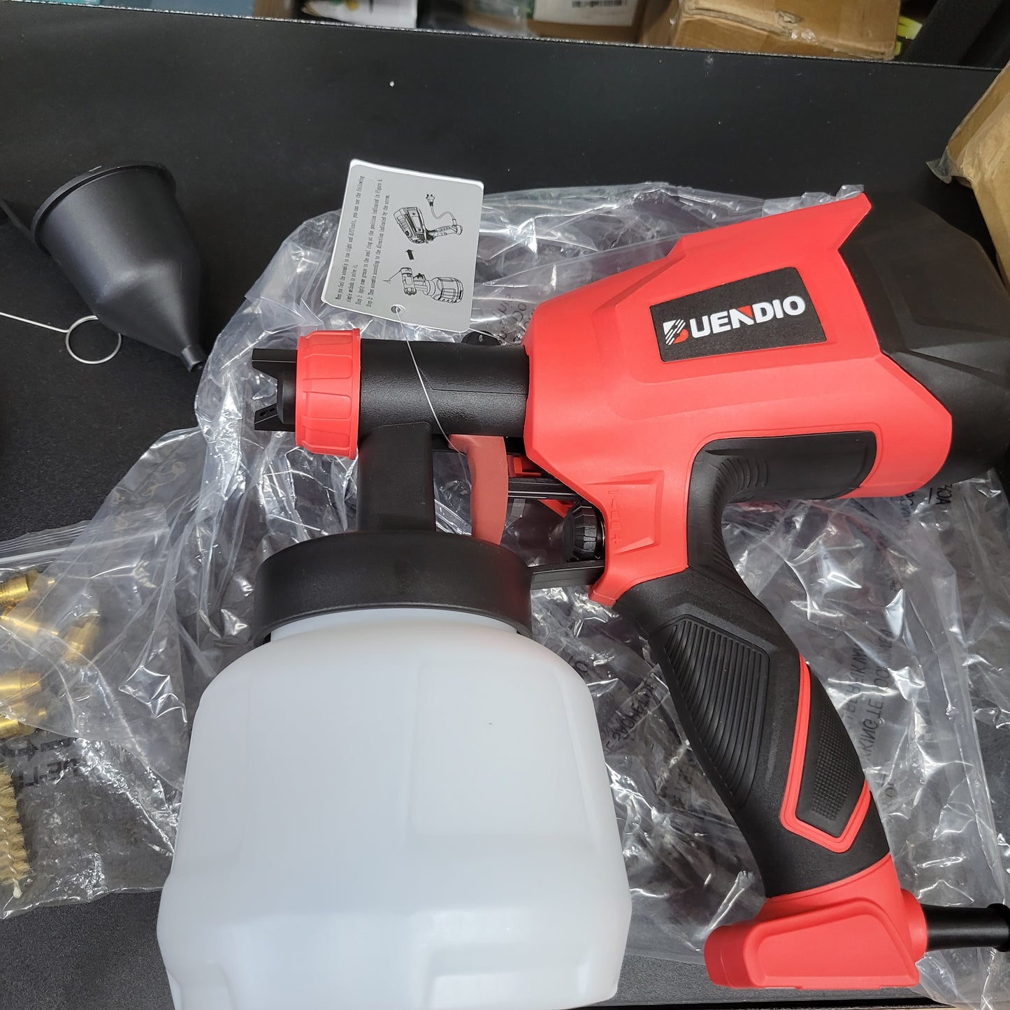 Pulverizador de pintura, 700 W de alta potencia, 6 boquillas de cobre ...