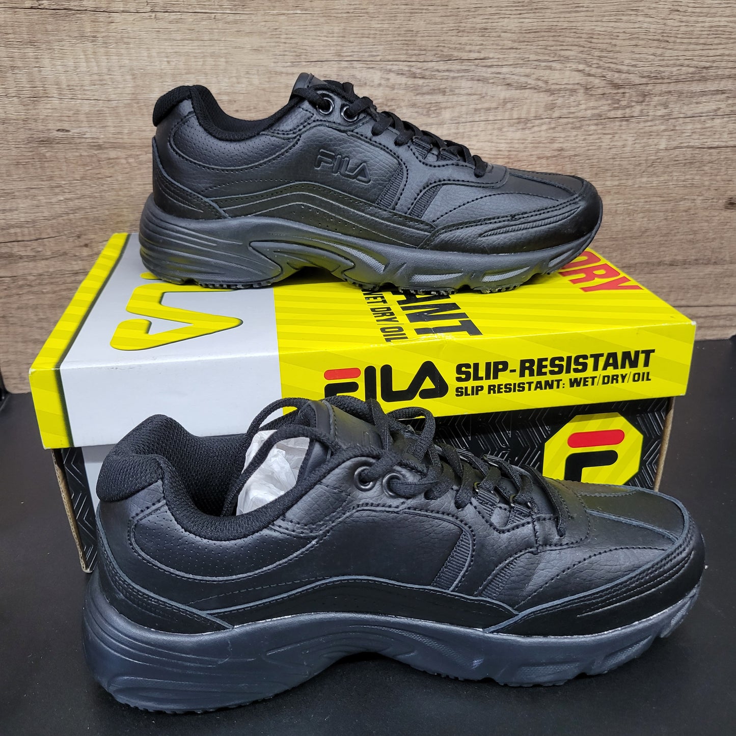 Fila Women's Memory Workshift Slip-On Shoes Size 7.5