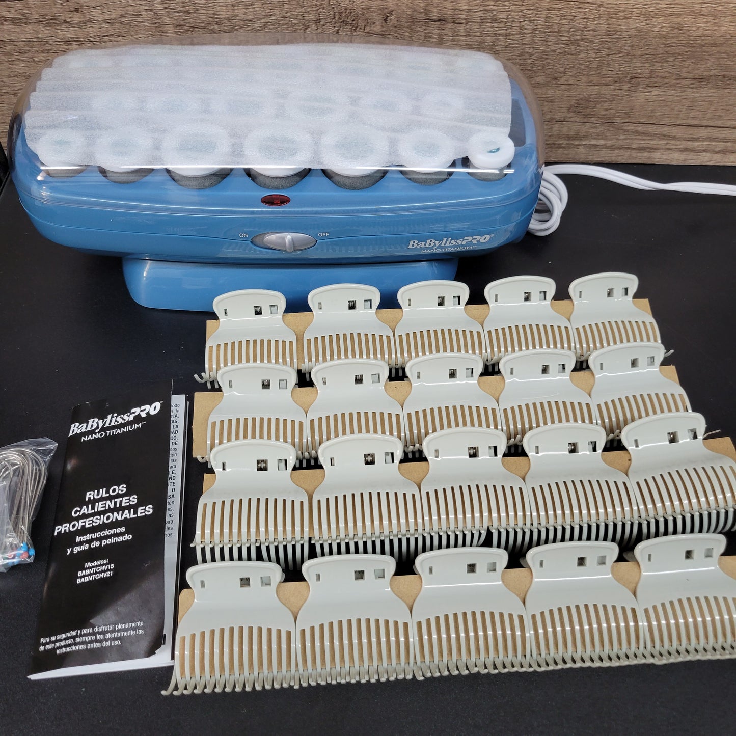 BabylissPRO Rodillos calientes profesionales Nano Titanium para todas ...