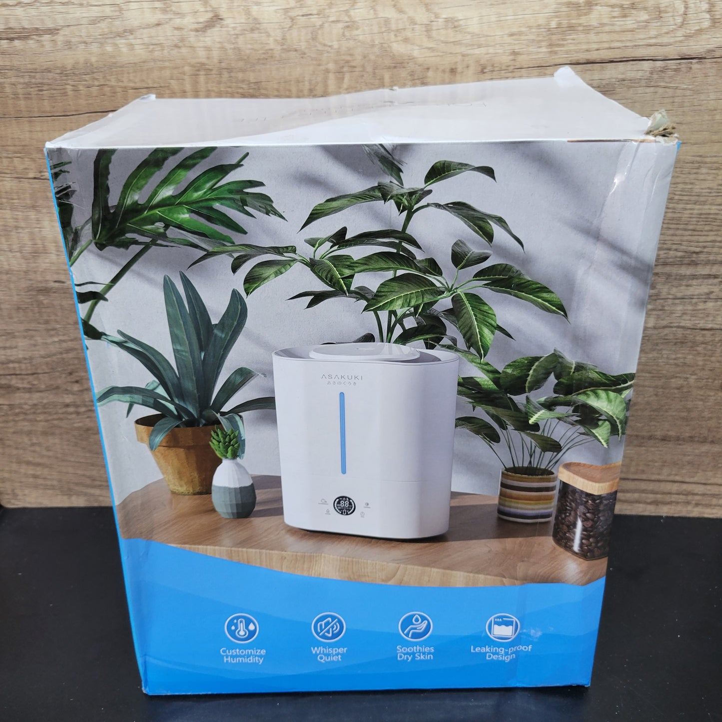ASAKUKI Humidificadores para habitación grande de dormitorio, humidifi...