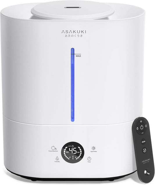 ASAKUKI Humidificadores para habitación grande de dormitorio, humidifi...